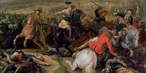 36_69801~gustavus-ii-adolphus,-king-of-sweden-(1595-1632)-leading-a-cavalry-charge-at-the-battle-of-lutzen,-1632