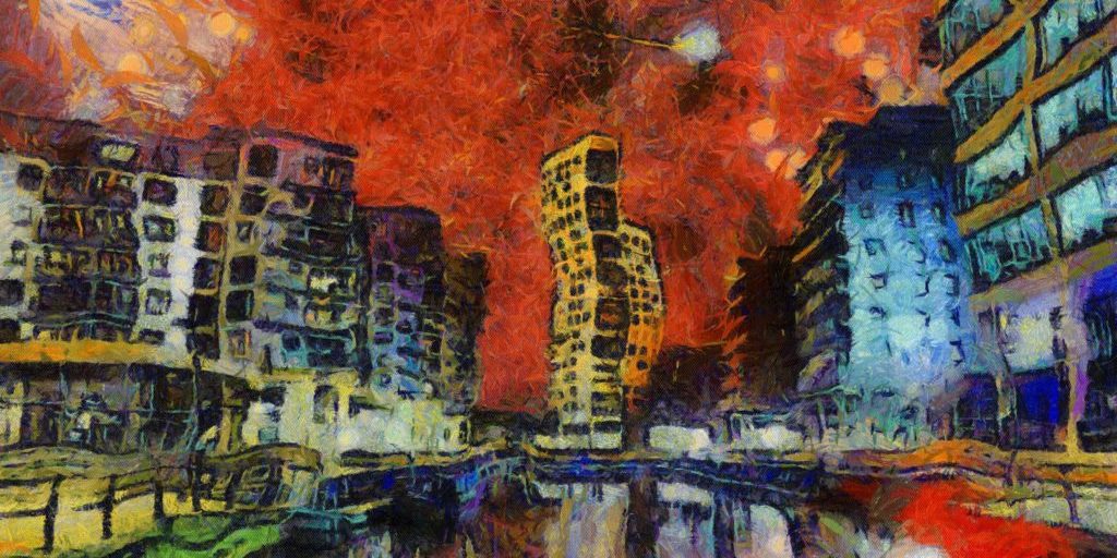 Tom Blackwell - Starry Night - Van Gogh Meets Leeds