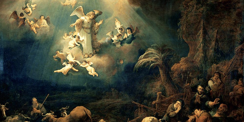 angels appear to shepherds