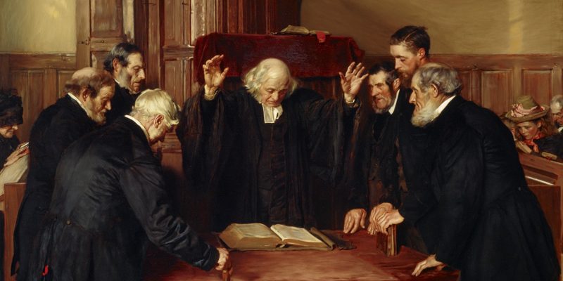 John Henry Lorimer, The Ordination of Elders in a Scottish Kirk