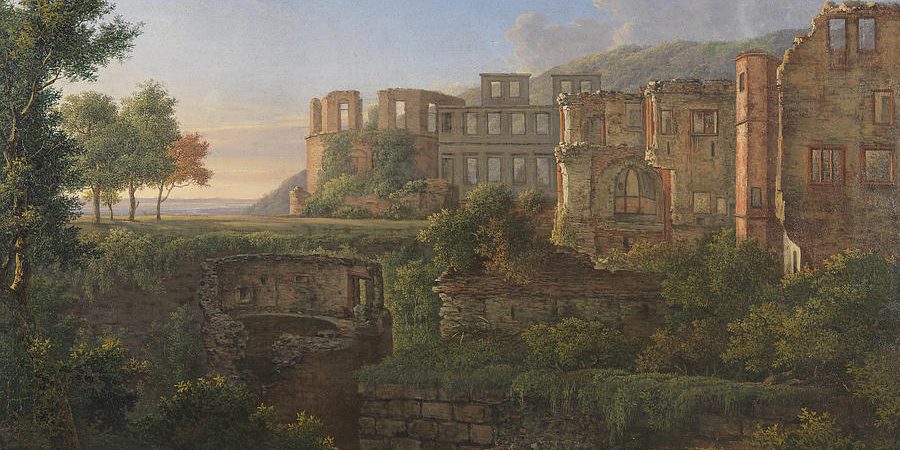 view-of-the-heidelberg-castle-johann-martin-von-rohden